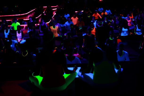 Glow Yoga stage view